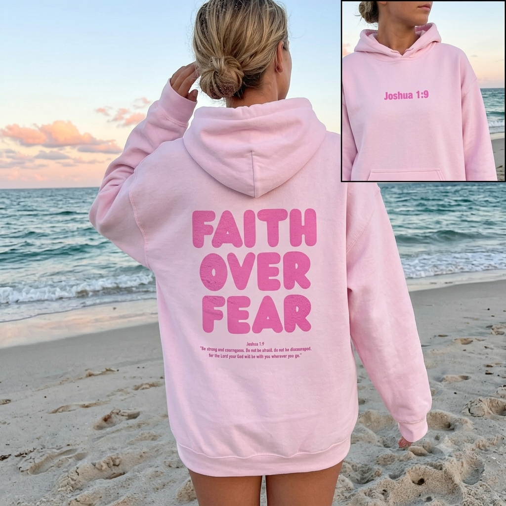 FAITH OVER FEAR PREMIUM HOODIE