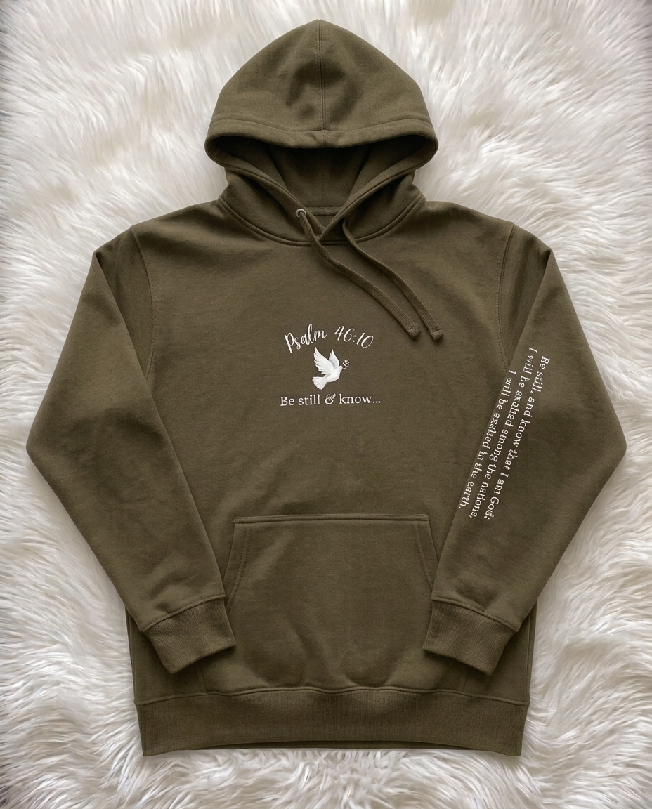 BE STILL & KNOW PREMIUM HOODIE