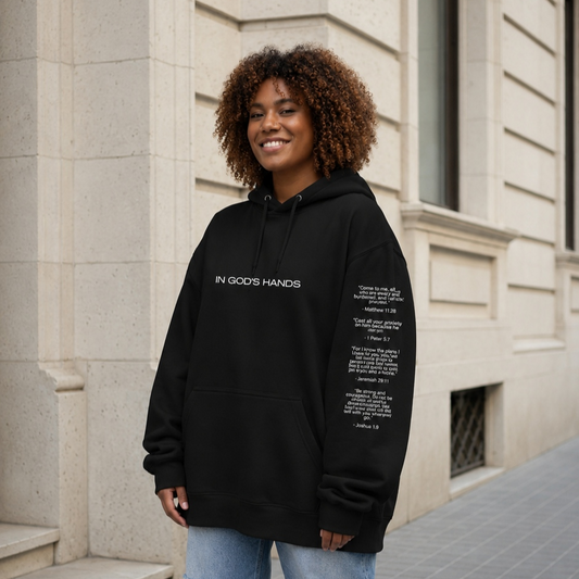 IN GOD'S HANDS PREMIUM HOODIE