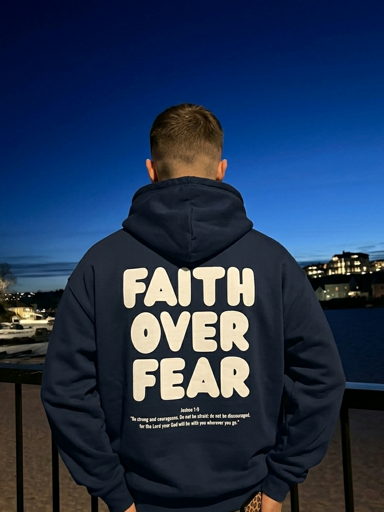 FAITH OVER FEAR PREMIUM HOODIE