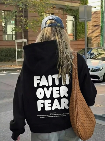 FAITH OVER FEAR PREMIUM HOODIE