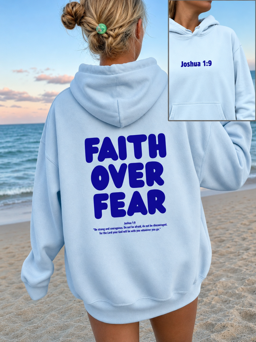 FAITH OVER FEAR PREMIUM HOODIE