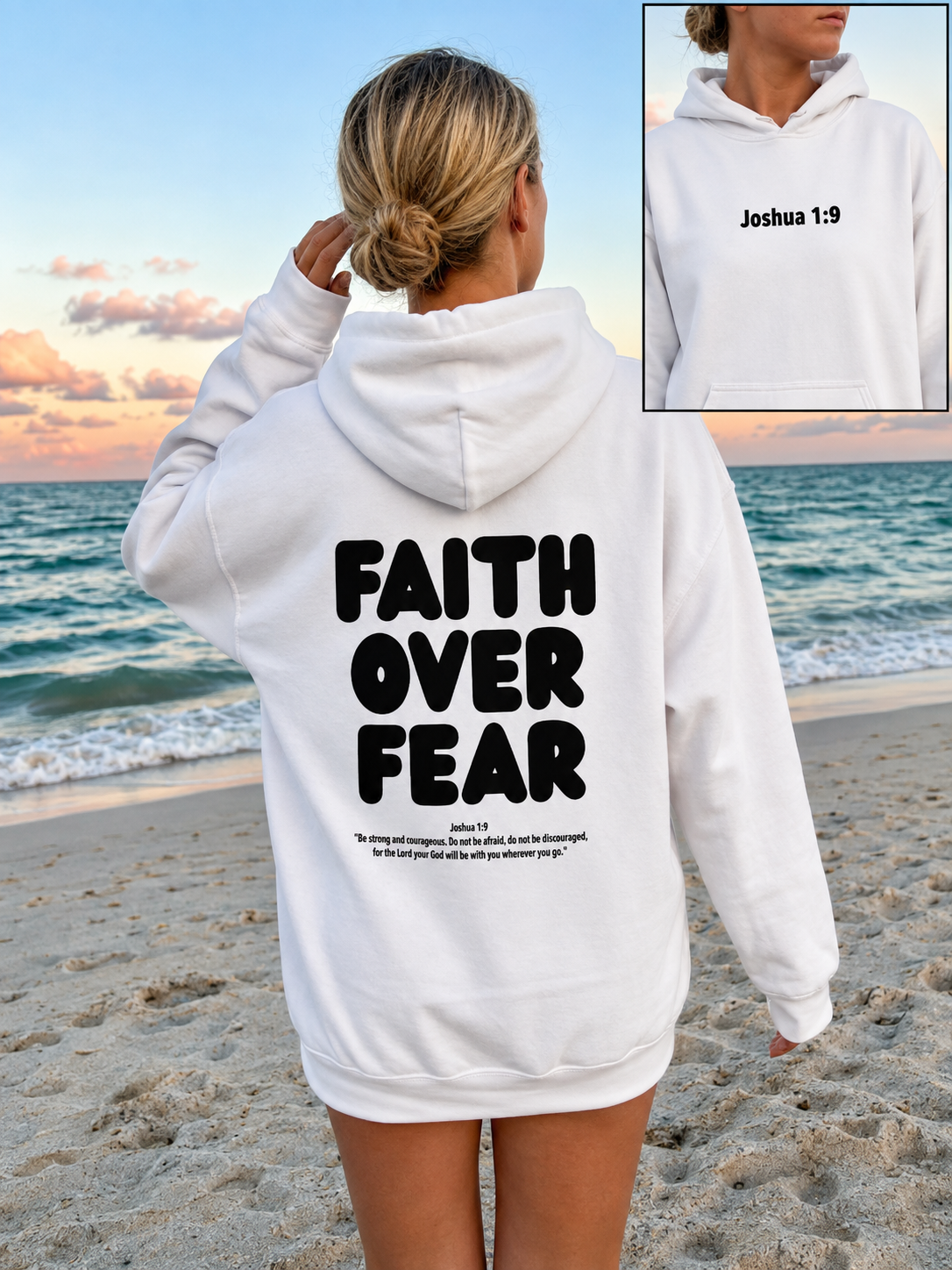 FAITH OVER FEAR PREMIUM HOODIE